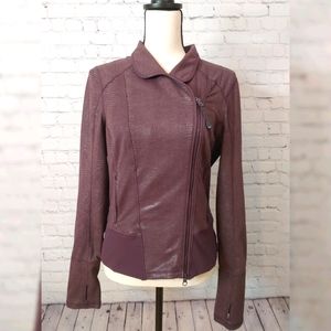 Zella Moto Style Track Jacket